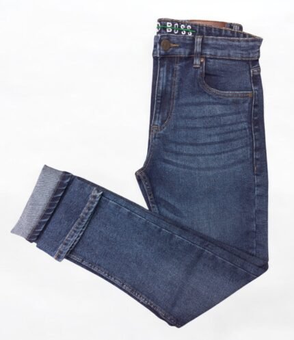 Hugo Boos Slim Fit Faded Blue Denim Jeans-GHBS5003