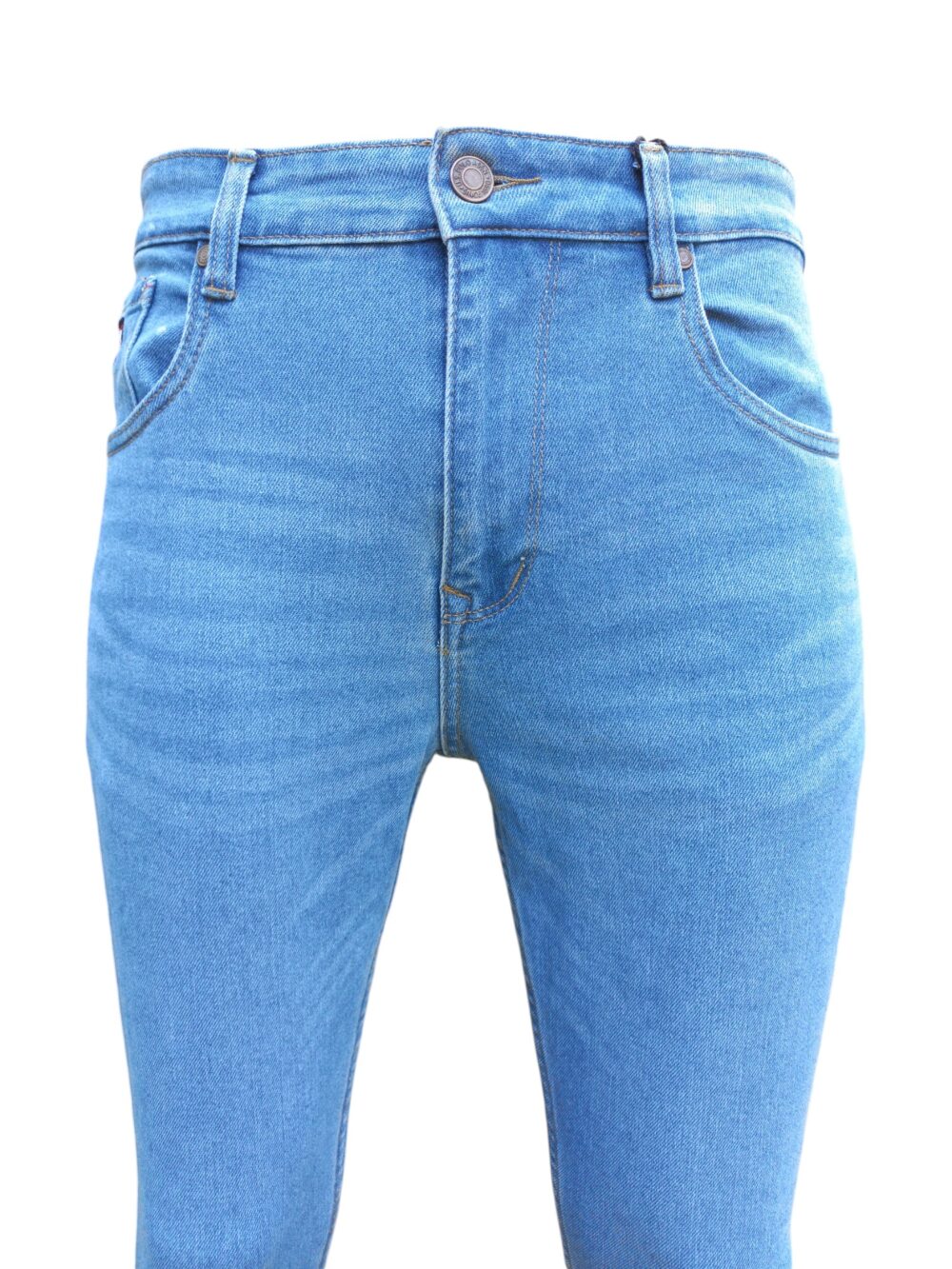 Men’s Slim Fit Light Blue Stretch Denim Jeans - GHUS4178